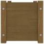 Jardinera de madera maciza de pino marrón miel 60x31x31 cm de vidaXL, Maceteros y jardineras - Ref: Foro24-810710, Precio: 42...