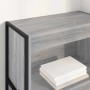 Estantería para libros Gris Sonoma 80 x 30 x 155 cm en Librerías y estanterías | Comprar online en Foru.es