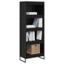Estantería para libros Roble Negro 80 x 30 x 155 cm en Librerías y estanterías | Comprar online en Foru.es