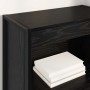 Estantería para libros Roble Negro 80 x 30 x 155 cm en Librerías y estanterías | Comprar online en Foru.es