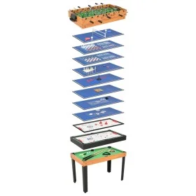 Mesa multijuegos 15 en 1 color arce 121x61x82 cm de vidaXL, Juegos de interior - Ref: Foro24-91944, Precio: 225,08 €, Descuen...