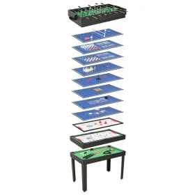 Multi-game table 15 in 1 black 121x61x82 cm by vidaXL, indoor games - Ref: Foro24-91945, Price: 220,89 €, Discount: %