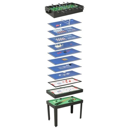 Mesa multijuegos 15 en 1 negro 121x61x82 cm de vidaXL, Juegos de interior - Ref: Foro24-91945, Precio: 220,89 €, Descuento: %