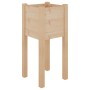 Jardineras 2 uds madera maciza de pino 31x31x70 cm de vidaXL, Maceteros y jardineras - Ref: Foro24-810780, Precio: 40,00 €, D...