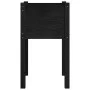 Jardinera de madera maciza de pino negro 40x40x70 cm de vidaXL, Maceteros y jardineras - Ref: Foro24-810797, Precio: 27,35 €,...