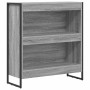 Estantería para libros Gris Sonoma 80 x 30 x 155 cm en Librerías y estanterías | Comprar online en Foru.es