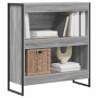 Estantería para libros Gris Sonoma 80 x 30 x 155 cm en Librerías y estanterías | Comprar online en Foru.es