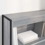 Estantería para libros Gris Sonoma 80 x 30 x 155 cm en Librerías y estanterías | Comprar online en Foru.es