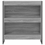 Estantería para libros Gris Sonoma 80 x 30 x 155 cm en Librerías y estanterías | Comprar online en Foru.es