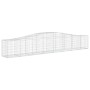 Cestas de gaviones 20 uds forma de arco hierro 400x50x60/80 cm de vidaXL, Maceteros y jardineras - Ref: Foro24-3145940, Preci...