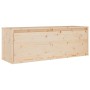 Armario de pared de madera maciza de pino 100x30x35 cm de vidaXL, Estantes y estanterías - Ref: Foro24-813465, Precio: 73,50 ...