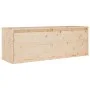 Armario de pared de madera maciza de pino 100x30x35 cm de vidaXL, Estantes y estanterías - Ref: Foro24-813465, Precio: 70,85 ...