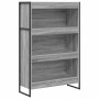 Estantería para libros Gris Sonoma 80 x 30 x 155 cm en Librerías y estanterías | Comprar online en Foru.es