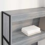 Estantería para libros Gris Sonoma 80 x 30 x 155 cm en Librerías y estanterías | Comprar online en Foru.es