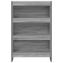 Estantería para libros Gris Sonoma 80 x 30 x 155 cm en Librerías y estanterías | Comprar online en Foru.es