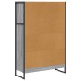 Estantería para libros Gris Sonoma 80 x 30 x 155 cm en Librerías y estanterías | Comprar online en Foru.es
