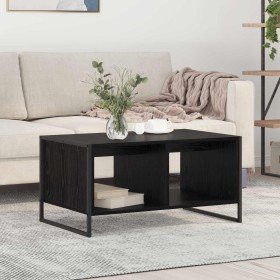 Mesa de Café Roble Negro 80 x 50 x 40 cm Madera contrachapada en Mesas de centro | Comprar online en Foru.es