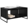 Mesa de Café Roble Negro 80 x 50 x 40 cm Madera contrachapada en Mesas de centro | Comprar online en Foru.es