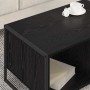 Mesa de Café Roble Negro 80 x 50 x 40 cm Madera contrachapada en Mesas de centro | Comprar online en Foru.es