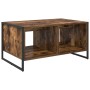 Mesa de Café Roble Humo 80 x 50 x 40 cm Madera contrachapada en Mesas de centro | Comprar online en Foru.es