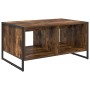 Mesa de Café Roble Humo 80 x 50 x 40 cm Madera contrachapada en Mesas de centro | Comprar online en Foru.es