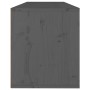 Armario de pared de madera maciza de pino gris 100x30x35 cm de vidaXL, Estantes y estanterías - Ref: Foro24-813469, Precio: 6...