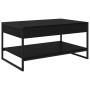 Mesa de Café Roble Negro 80 x 50 x 40 cm Madera contrachapada en Mesas de centro | Comprar online en Foru.es