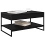 Mesa de Café Roble Negro 80 x 50 x 40 cm Madera contrachapada en Mesas de centro | Comprar online en Foru.es