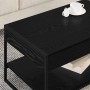 Mesa de Café Roble Negro 80 x 50 x 40 cm Madera contrachapada en Mesas de centro | Comprar online en Foru.es