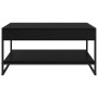 Mesa de Café Roble Negro 80 x 50 x 40 cm Madera contrachapada en Mesas de centro | Comprar online en Foru.es
