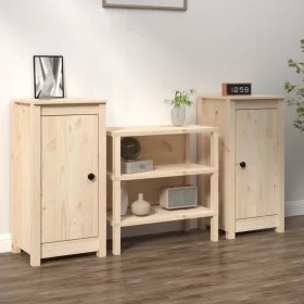 Aparadores 2 uds madera maciza de pino 39x35x80 cm de vidaXL, Aparadores - Ref: Foro24-813725, Precio: 116,10 €, Descuento: %