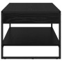 Mesa de Café Roble Negro 80 x 50 x 40 cm Madera contrachapada en Mesas de centro | Comprar online en Foru.es