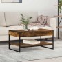 Mesa de Café Roble Humo 80 x 50 x 40 cm Madera contrachapada en Mesas de centro | Comprar online en Foru.es