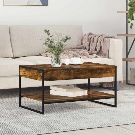 Mesa de Café Roble Humo 80 x 50 x 40 cm Madera contrachapada en Mesas de centro | Comprar online en Foru.es