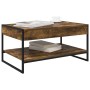 Mesa de Café Roble Humo 80 x 50 x 40 cm Madera contrachapada en Mesas de centro | Comprar online en Foru.es