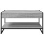 Mesa de Café Gris Sonoma 80 x 50 x 40 cm Madera contrachapada en Mesas de centro | Comprar online en Foru.es