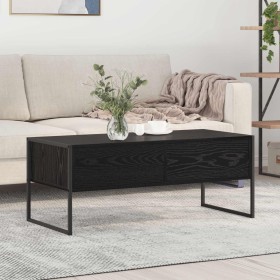 Mesa de Café Roble Negro 100 x 46 x 40 cm Madera contrachapada en Mesas de centro | Comprar online en Foru.es