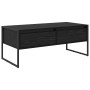 Mesa de Café Roble Negro 100 x 46 x 40 cm Madera contrachapada en Mesas de centro | Comprar online en Foru.es