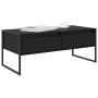 Mesa de Café Roble Negro 100 x 46 x 40 cm Madera contrachapada en Mesas de centro | Comprar online en Foru.es