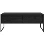 Mesa de Café Roble Negro 100 x 46 x 40 cm Madera contrachapada en Mesas de centro | Comprar online en Foru.es