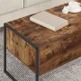 Mesa de Café Roble Humo 100 x 46 x 40 cm Madera contrachapada en Mesas de centro | Comprar online en Foru.es