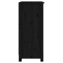 Aparador de madera maciza de pino negro 70x35x80 cm de vidaXL, Aparadores - Ref: Foro24-813753, Precio: 141,21 €, Descuento: %