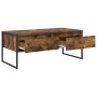 Mesa de Café Roble Humo 100 x 46 x 40 cm Madera contrachapada en Mesas de centro | Comprar online en Foru.es