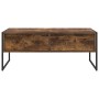 Mesa de Café Roble Humo 100 x 46 x 40 cm Madera contrachapada en Mesas de centro | Comprar online en Foru.es