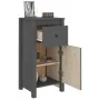 Aparador de madera maciza de pino gris 40x35x80 cm de vidaXL, Aparadores - Ref: Foro24-813758, Precio: 62,27 €, Descuento: %