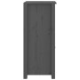 Aparador de madera maciza de pino gris 40x35x80 cm de vidaXL, Aparadores - Ref: Foro24-813758, Precio: 62,91 €, Descuento: %