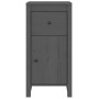 Aparadores 2 uds madera maciza de pino gris 40x35x80 cm de vidaXL, Aparadores - Ref: Foro24-813759, Precio: 87,50 €, Descuent...