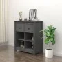 Aparador de madera maciza de pino gris 70x35x80 cm de vidaXL, Aparadores - Ref: Foro24-813766, Precio: 77,22 €, Descuento: %