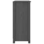 Aparador de madera maciza de pino gris 70x35x80 cm de vidaXL, Aparadores - Ref: Foro24-813766, Precio: 77,22 €, Descuento: %