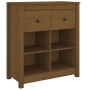 Aparador de madera maciza de pino marrón miel 70x35x80 cm de vidaXL, Aparadores - Ref: Foro24-813767, Precio: 73,91 €, Descue...